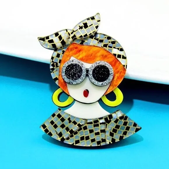 🖤 Stylish lady boho style unique brooch 🖤 - Picture 4 of 4